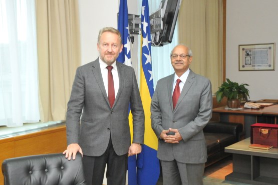 Predsjedavajući Doma naroda Parlamentarne skupštine BiH Bakir Izetbegović primio ambasadora IR Pakistan